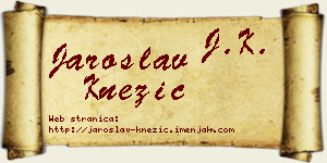 Jaroslav Knežić vizit kartica